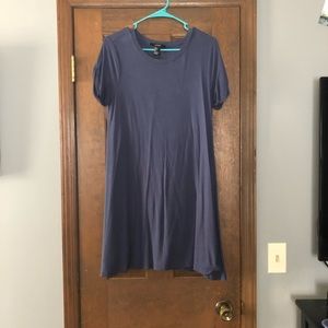 plain navy dress